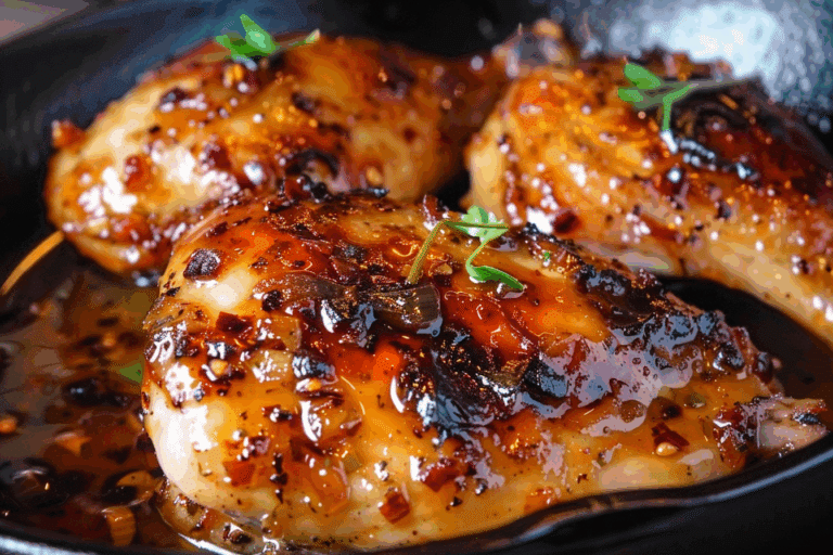 Baked Garlic Brown Sugar Chicken Recipe