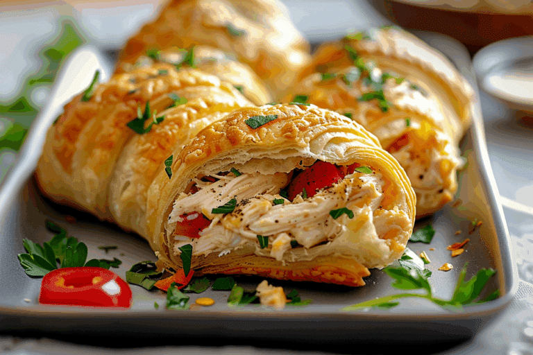 Chicken-Stuffed Crescent Rolls