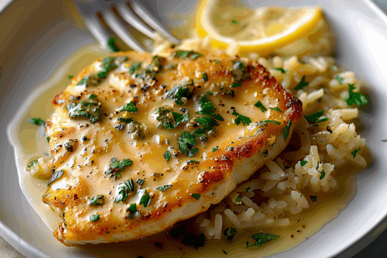 Chicken Piccata with Lemon Sauce