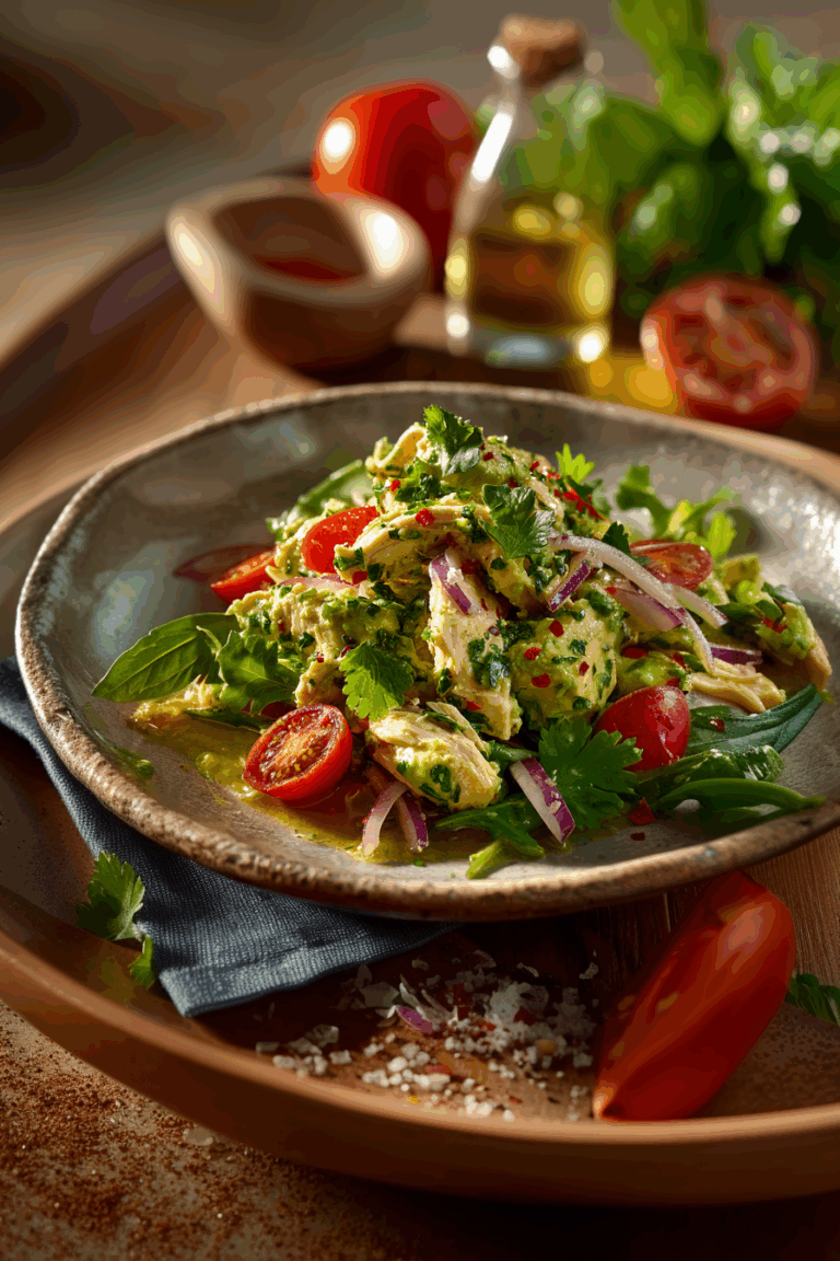 Healthy Guacamole Chicken Salad
