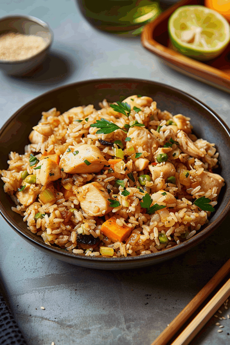 Hibachi Chicken & Rice Skillet Meal