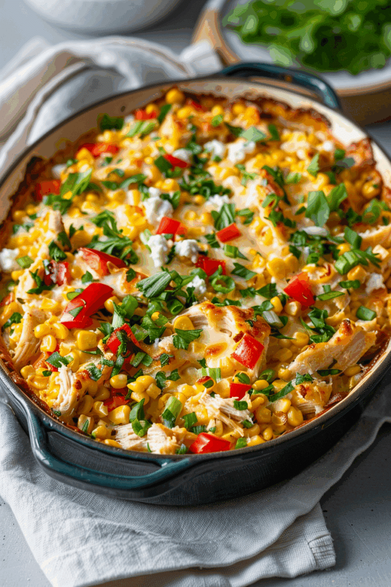 Street Corn Chicken Casserole
