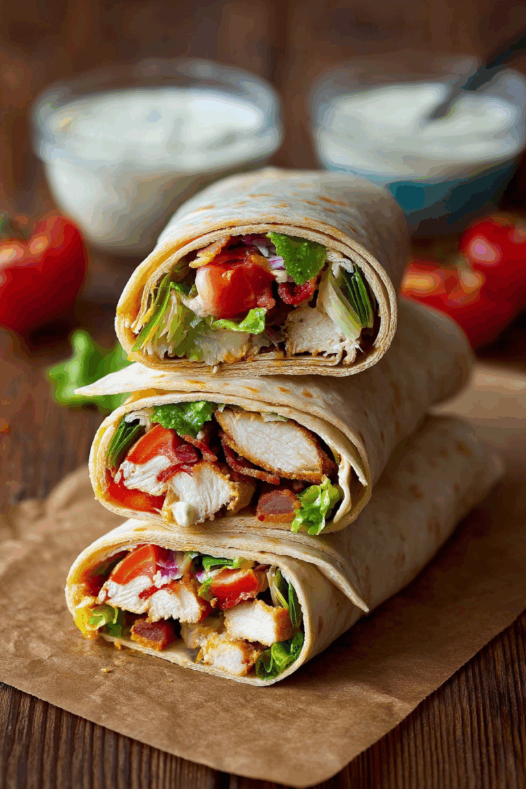 CHICKEN RANCH WRAPS