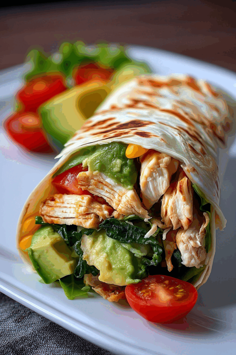 Chicken & Avocado Wraps
