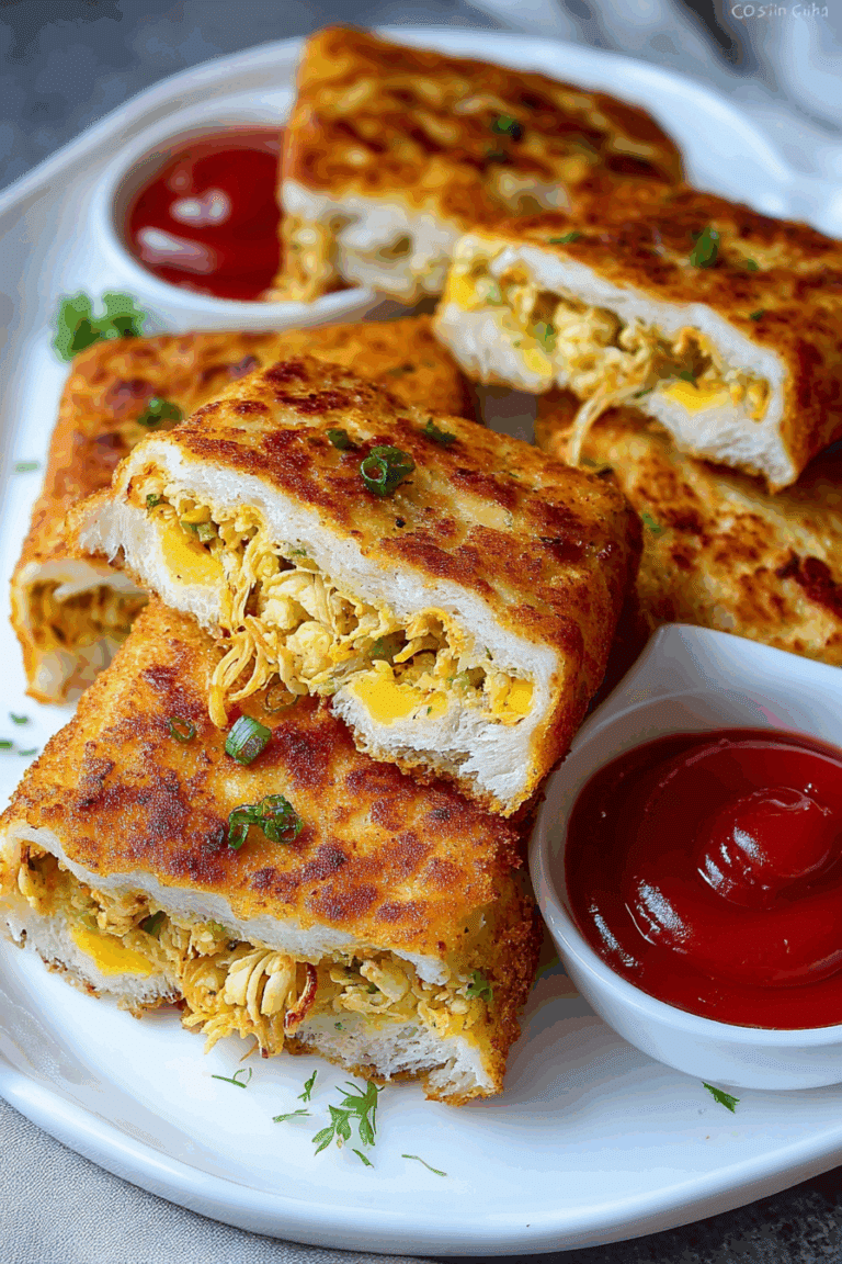 Chicken Bread Pockets Recipe