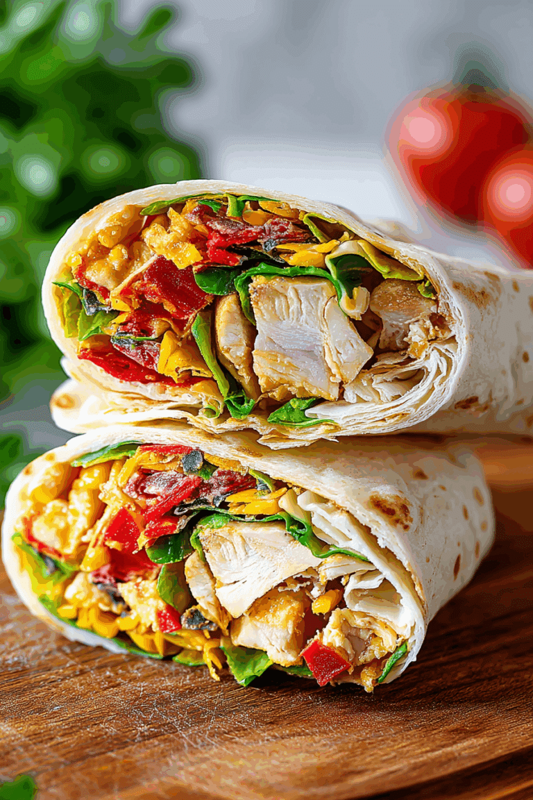 Crunchy Southwest Chicken Wrap