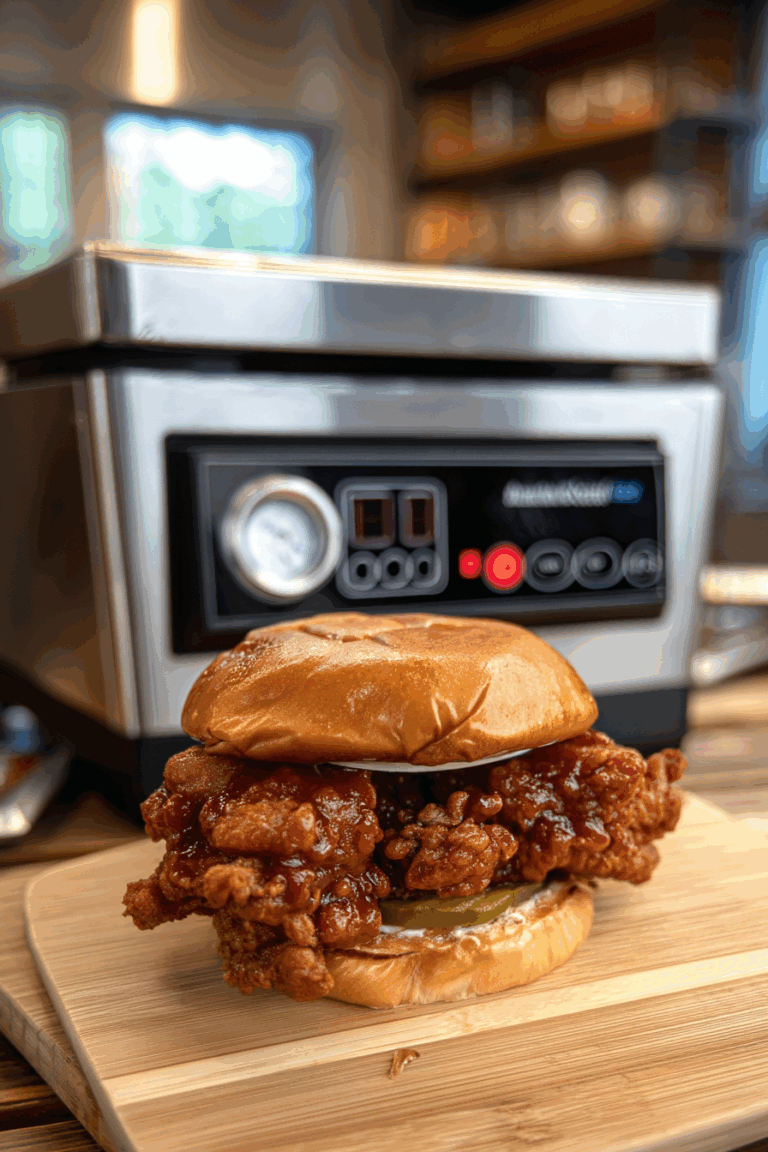 Double Fried Hot Honey Chicken Sandwiches