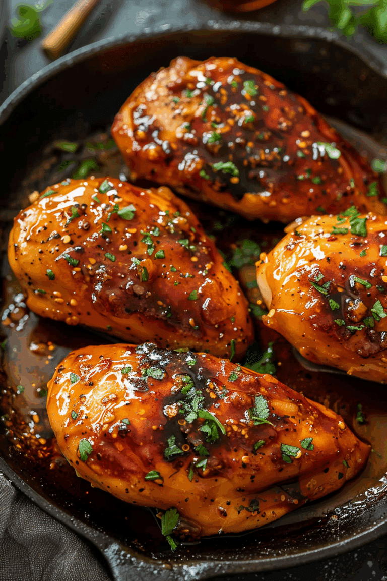 Spicy Honey-Glazed Chicken Breast