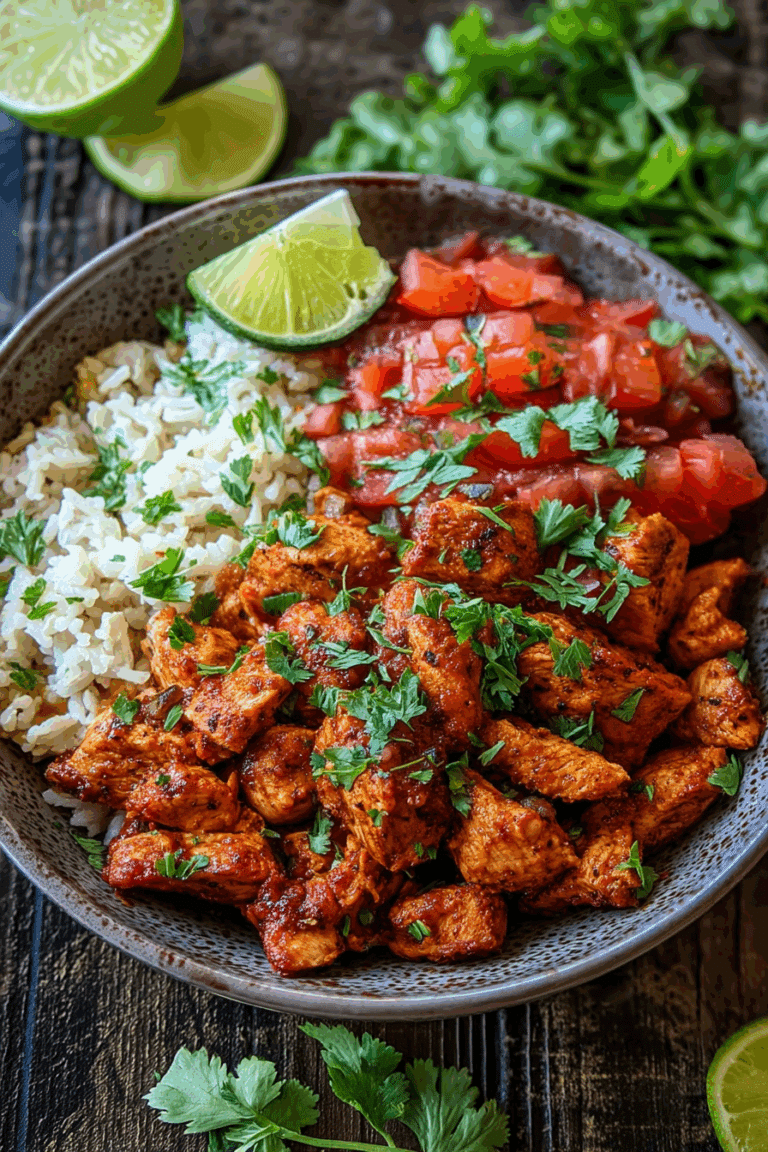 Chicken Enchilada Bowls