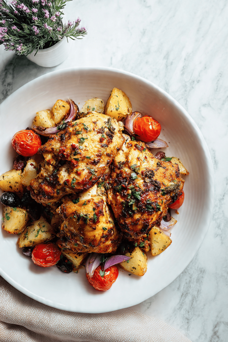 Air Fryer Mediterranean Chicken