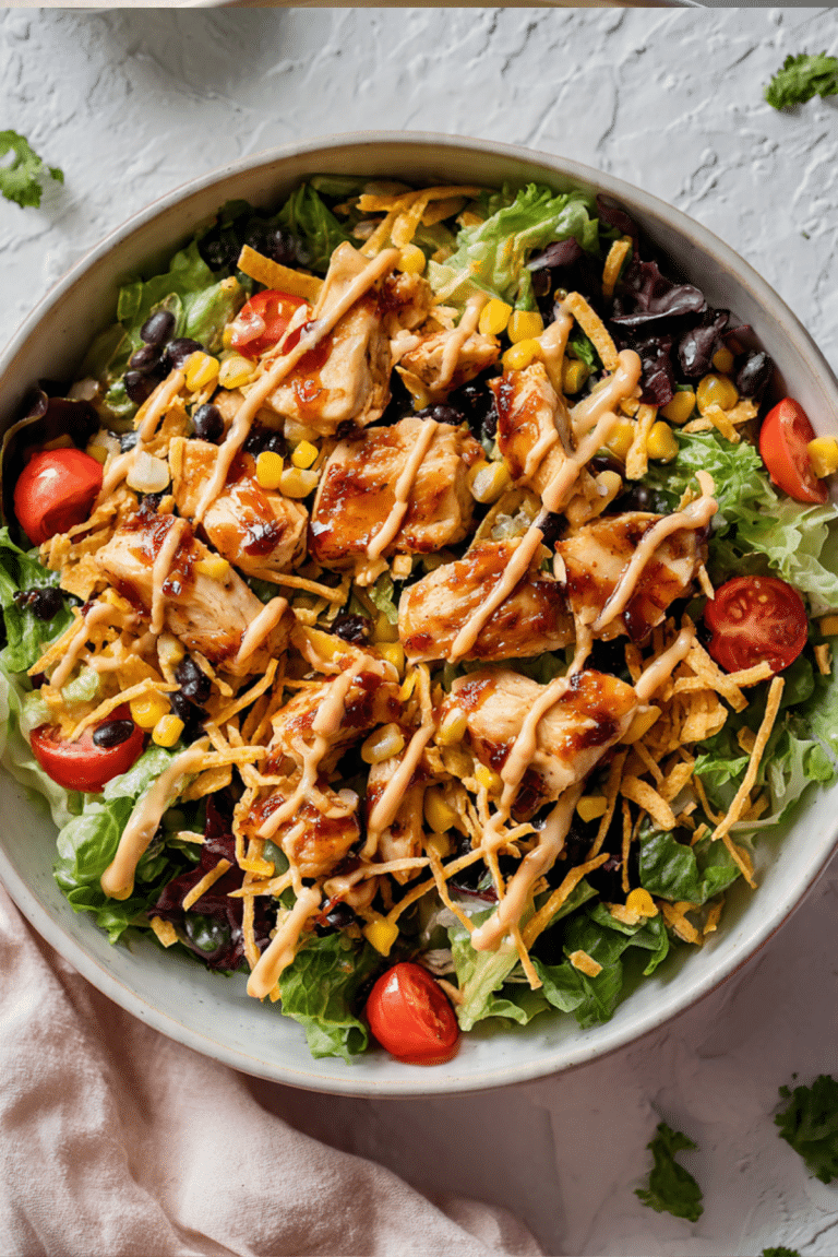 Honey Barbecue Chicken Salad