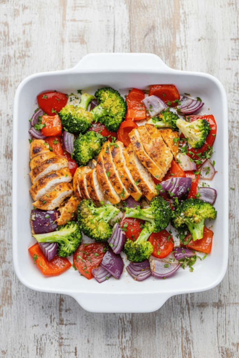 Sheet Pan Baked Chicken Breast with Veggies