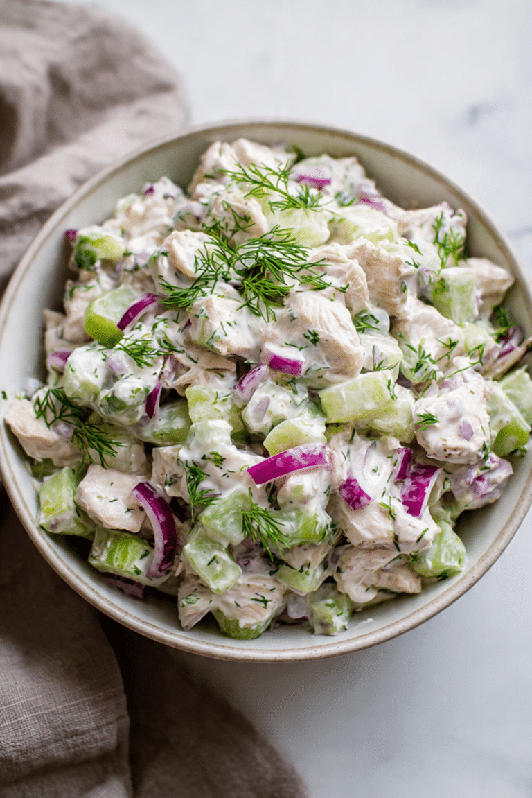 Dill Pickle Chicken Salad
