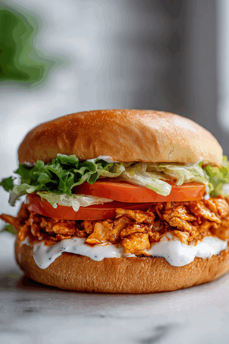 Buffalo chicken sandwich