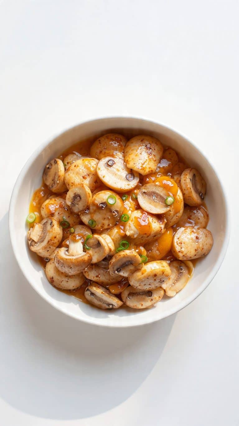 Honey Garlic Chicken with Mushrooms