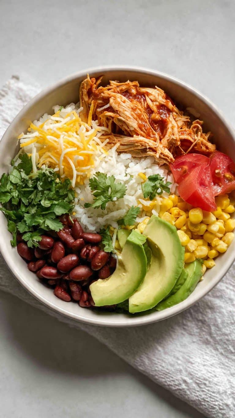 Slow Cooker Chicken Taco Bowls