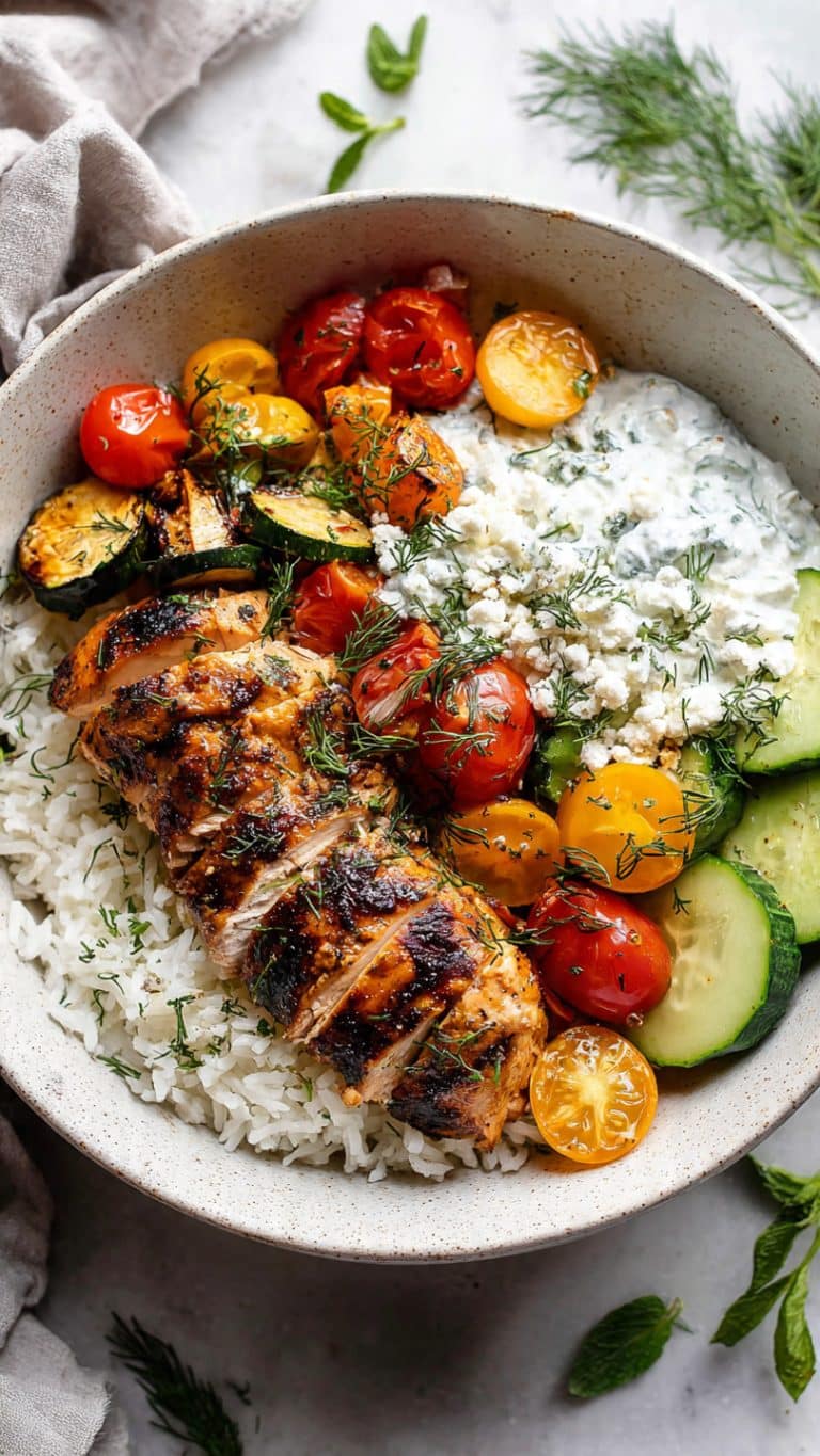 Mediterranean Chicken Bowls
